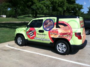 Vehicle wraps are available in a number of locations across DFW